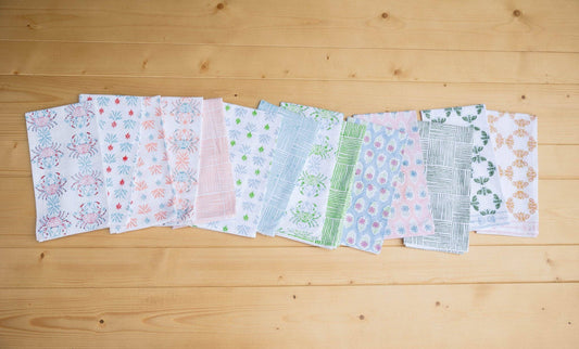 Tea Towel - Honeybees - Rose