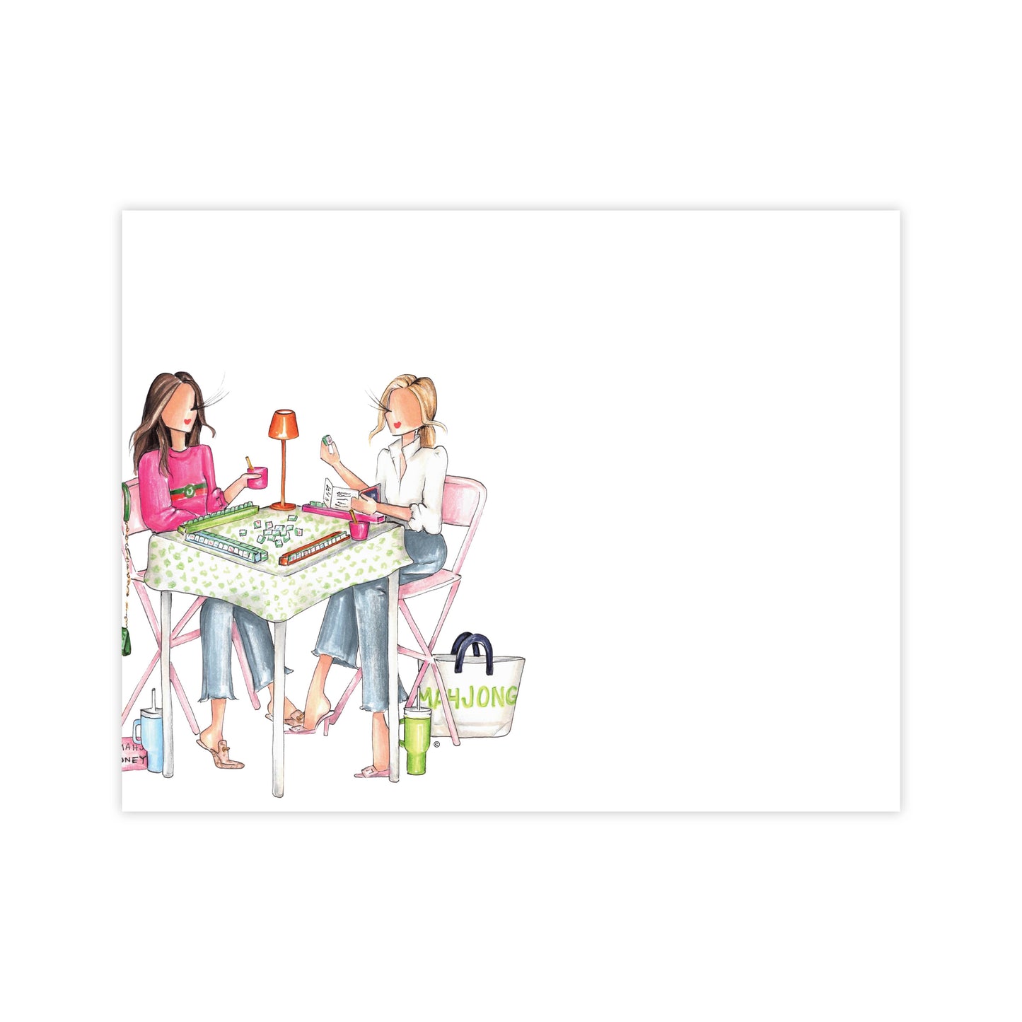 "Mahjong" notecards