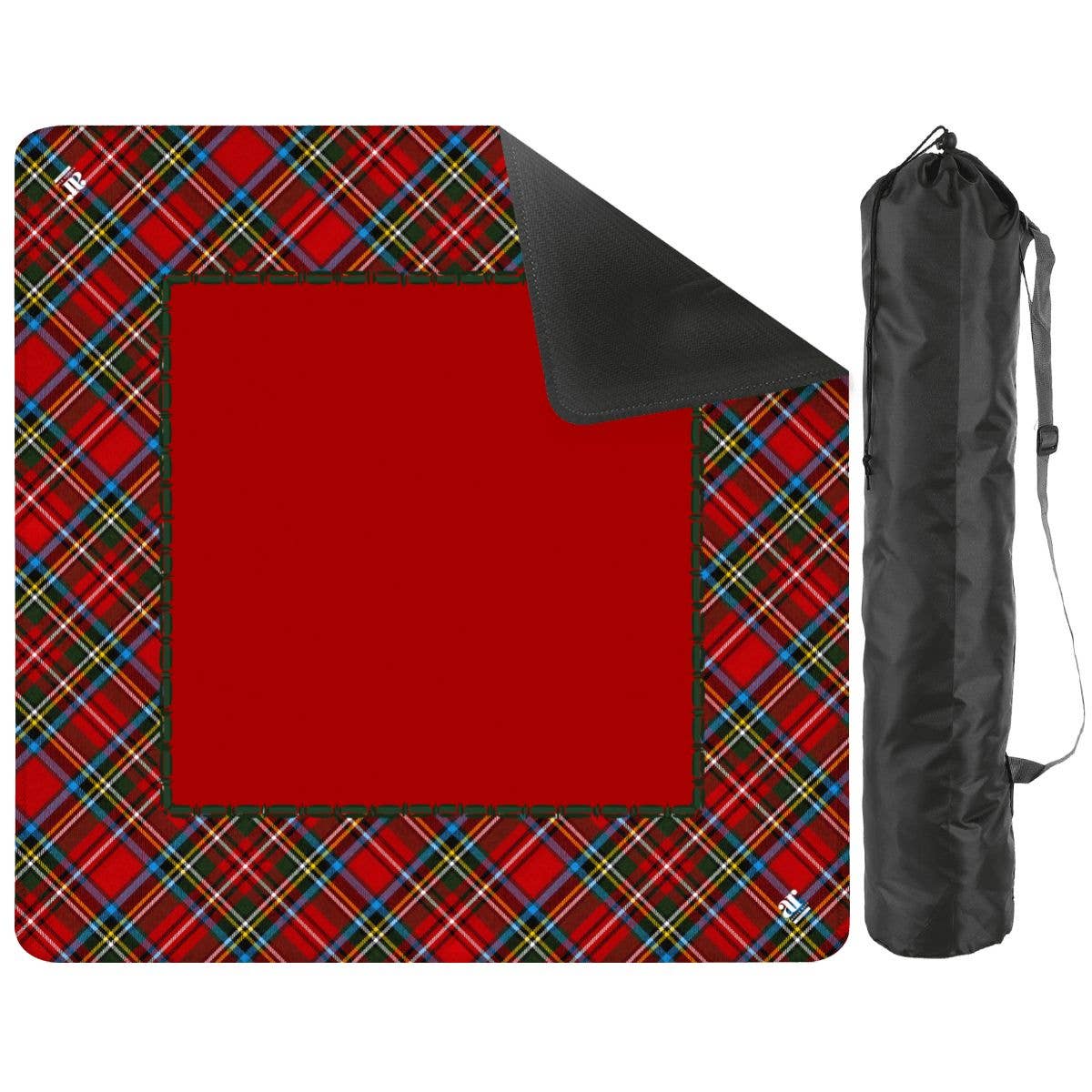 Anders Ruff Tartan Tidings Mahjong Mat | Holiday Plaid Christmas