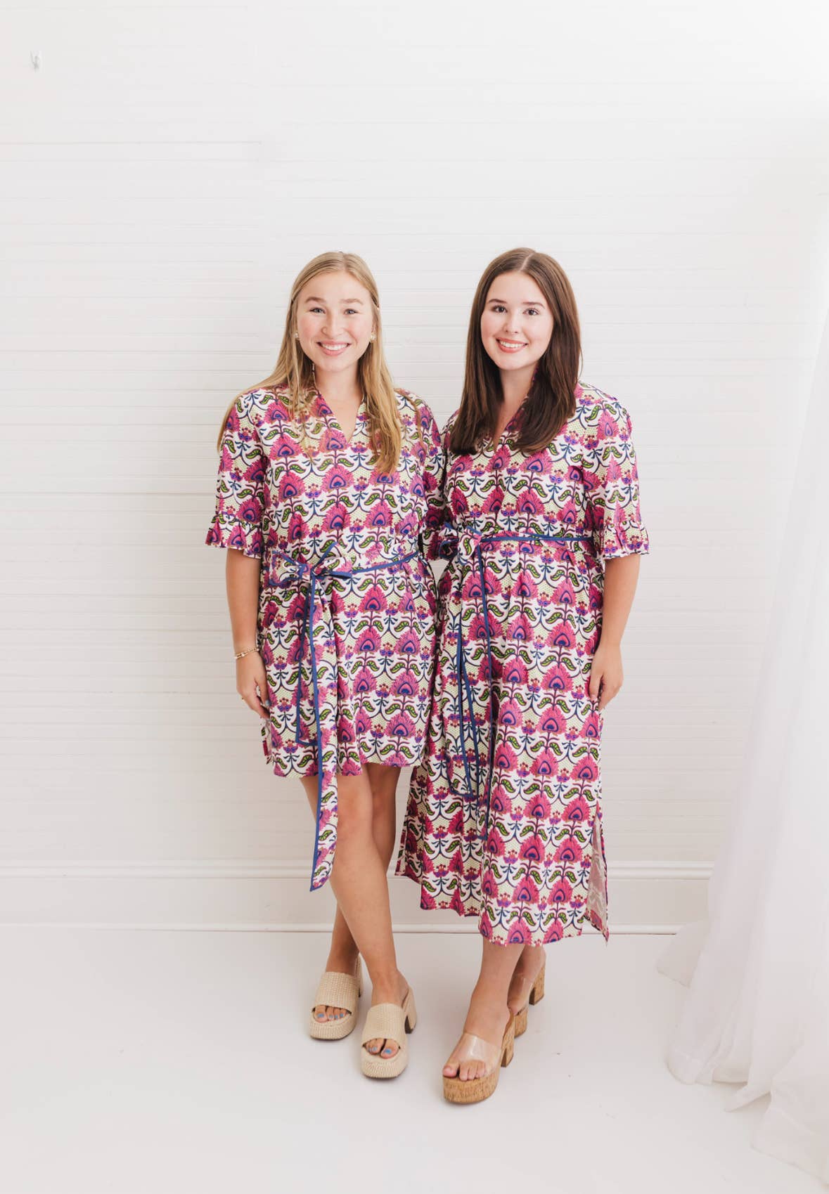Resort Floral Block Print Maxi Caftan | Primrose Chapel
