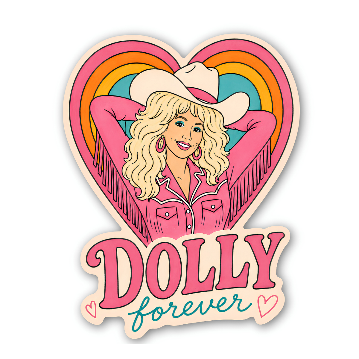 inviting affairs paperie - Dolly Forever Sticker | Limited Run Dolly Parton Memorial