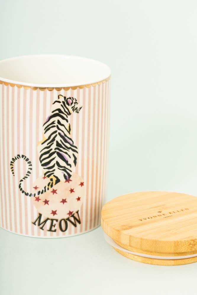 Yvonne Ellen Tiger Storage Jar (medium)