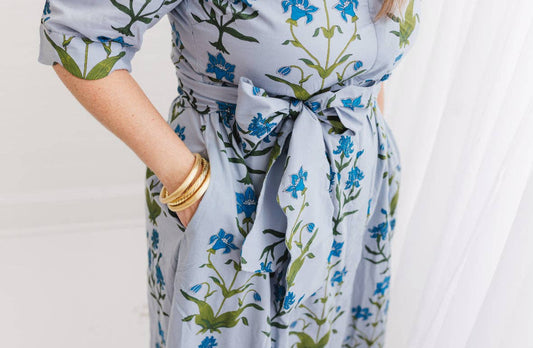 Iris Floral | Grace Maxi Dress