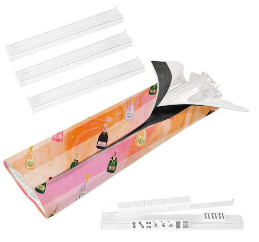 Champagne Mahjong Rack & Pusher Set | Champs & Mahj Collecti