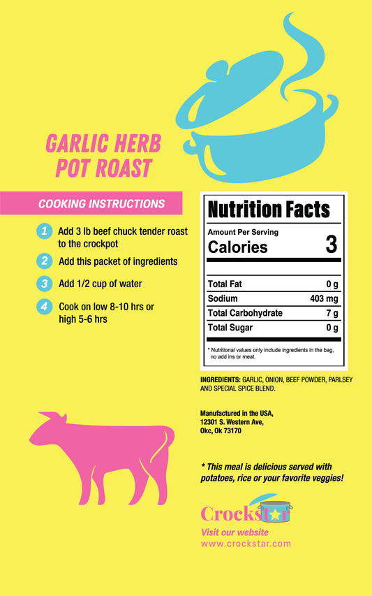 Garlic Herb Pot Roast