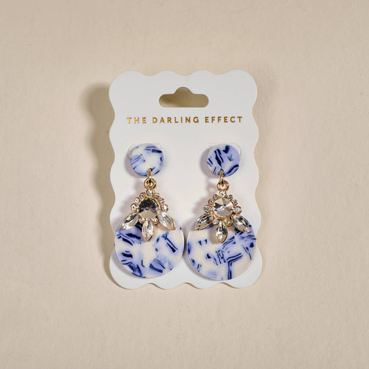 Show Stopper Earrings–Chinoiserie Flair