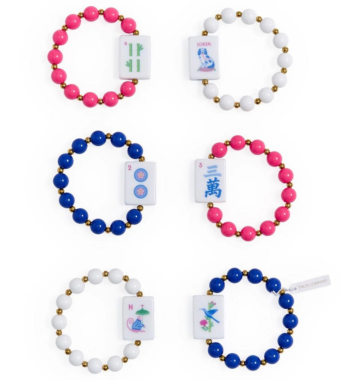 Mahjong Bead Bracelet