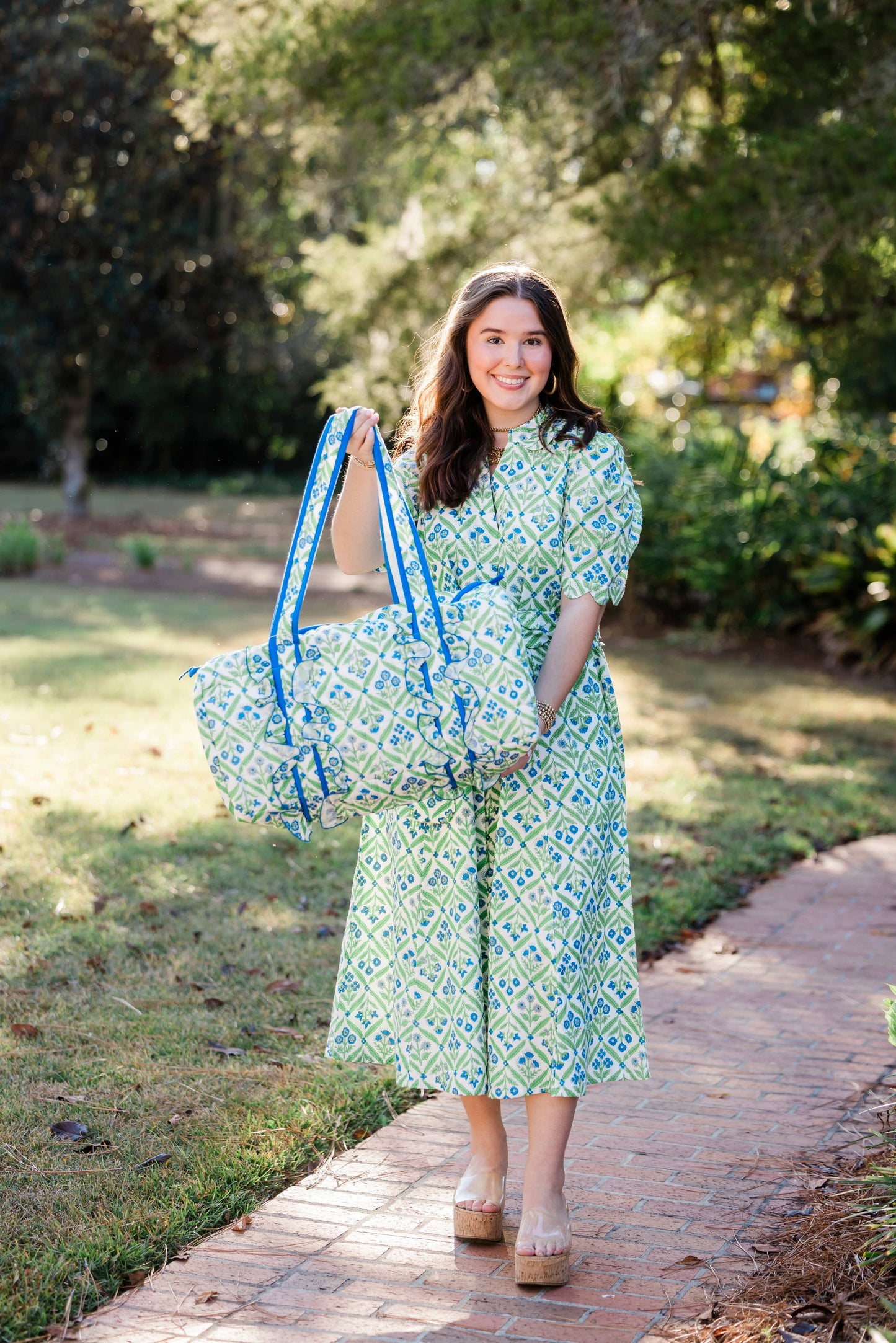 Resort Floral Maxi | Jardin Bleu Grace