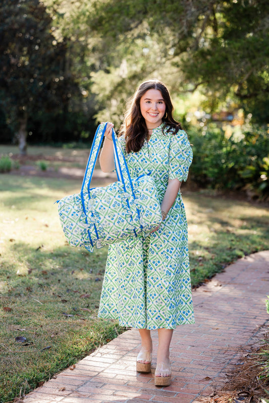 Resort Floral Maxi | Jardin Bleu Grace