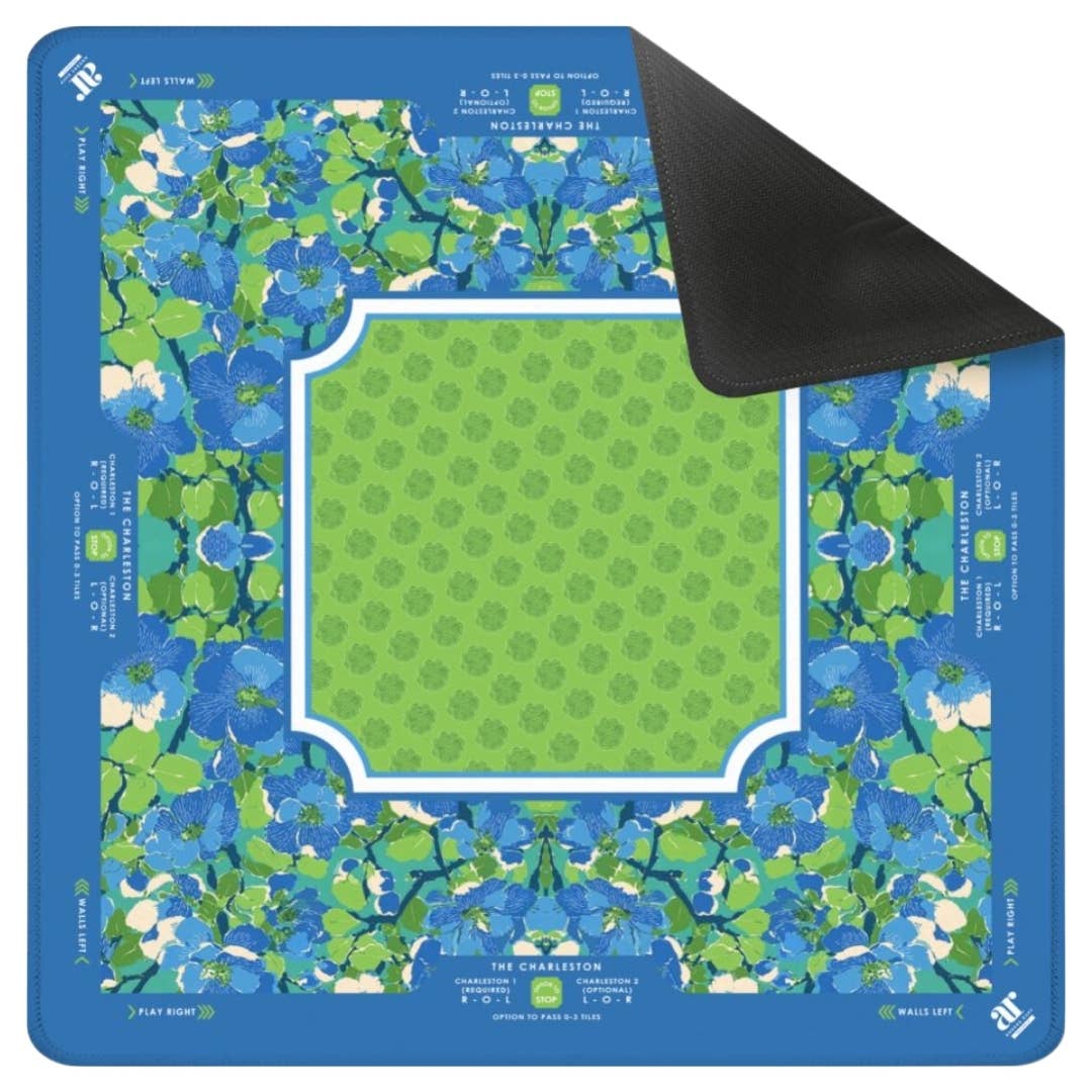 Anders Ruff Palm Beach Collection Mahjong Mat | Pink Blue Lime