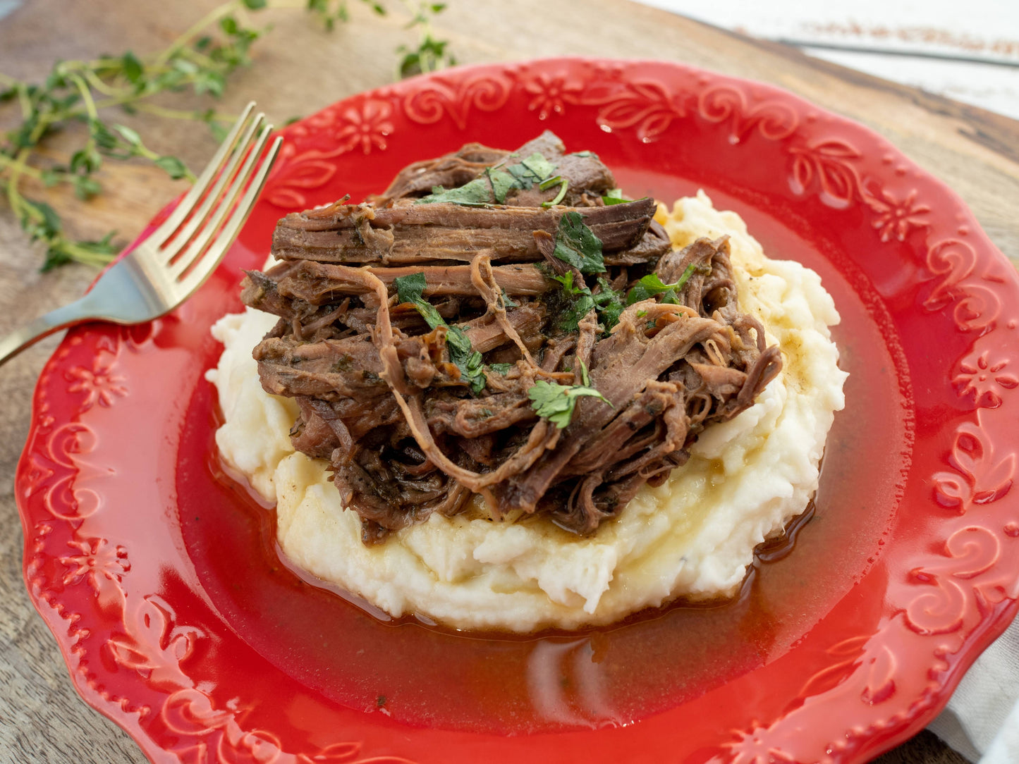 Garlic Herb Pot Roast