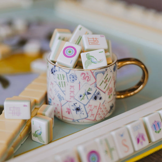 Sweet Water Decor - *NEW* Mahjong Tiles Coffee Mug - Decor & Gifts