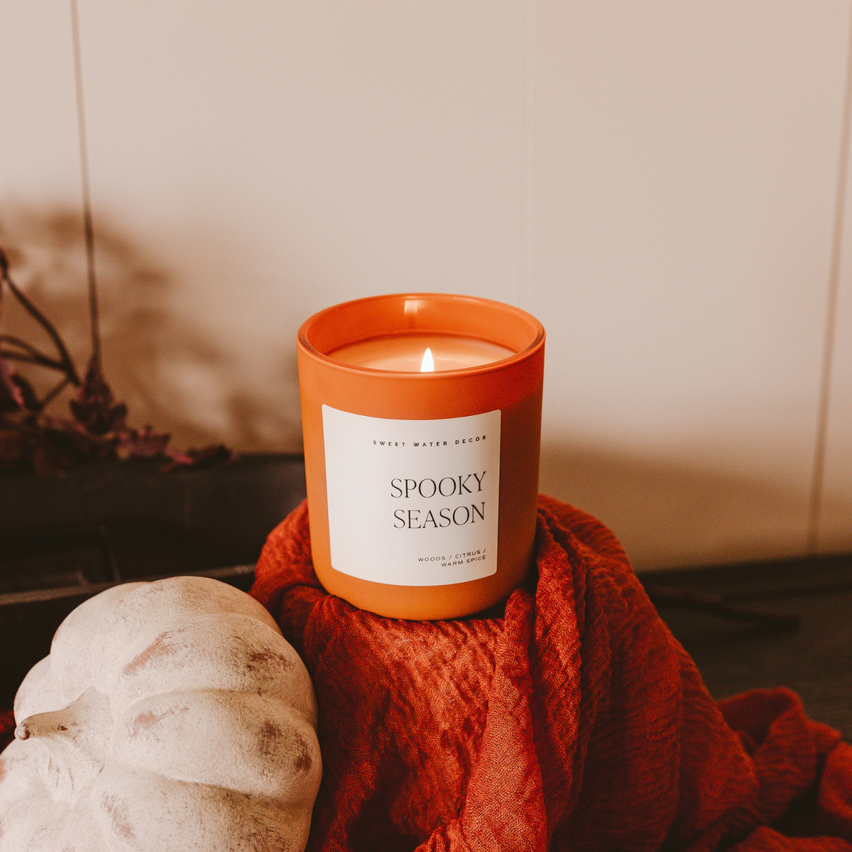 Sweet Water Decor - Spooky Season 15 oz Soy Candle - Halloween Decor & Gifts