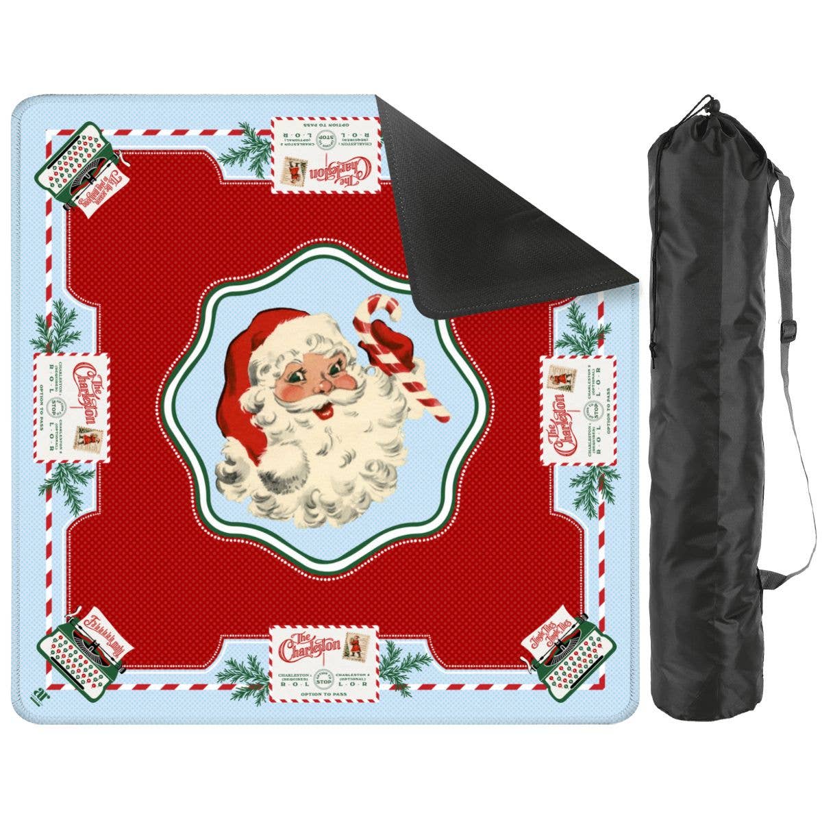 Anders Ruff Santa’s Mahjong Mail Mat –Vintage Holiday Christmas