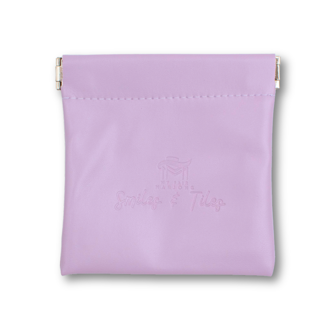 MFM Coin, Dice, Extra Mahjong Tile Pouch  |  4x4" Bag