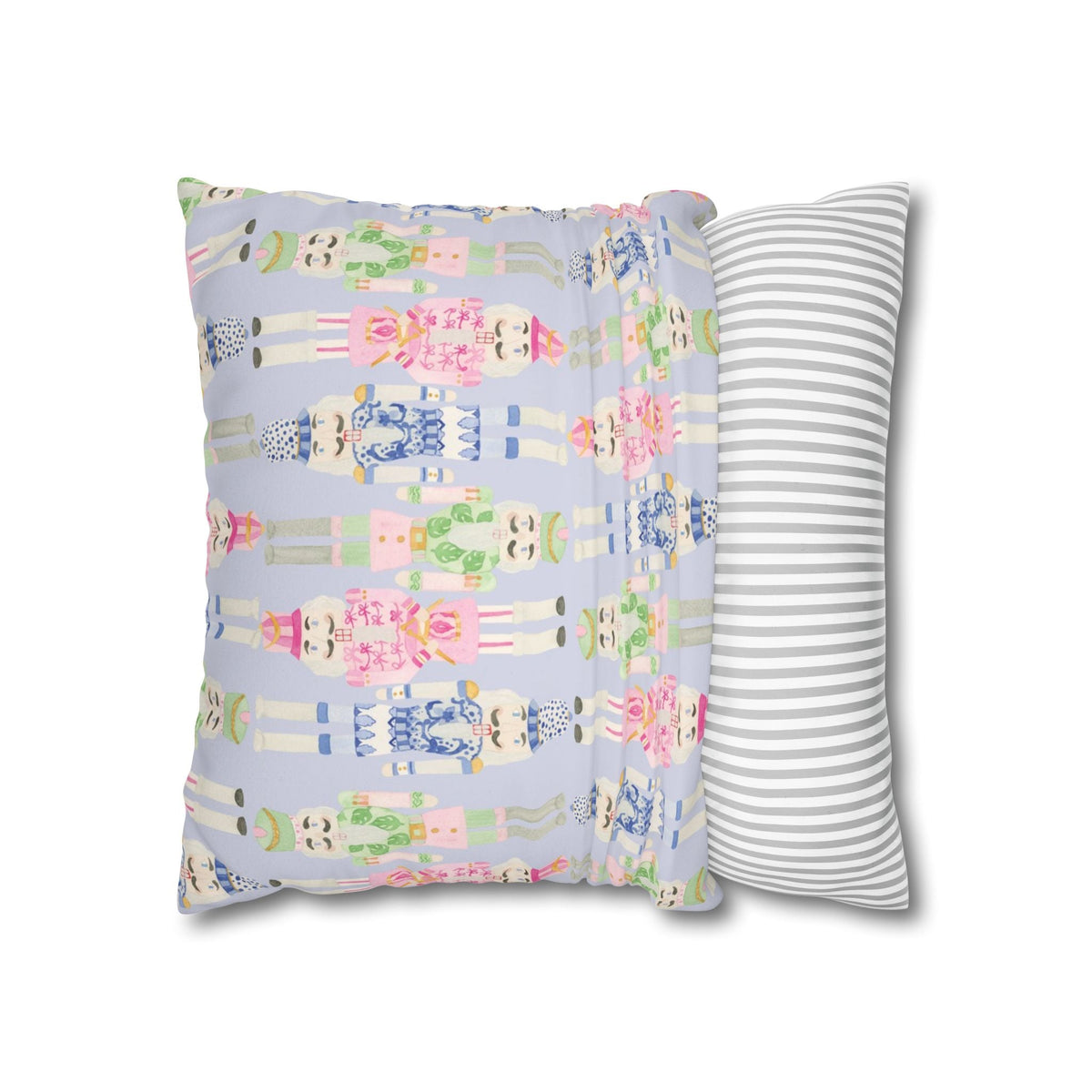 Grandmillenial Nutcracker Velvet Pillow Cover