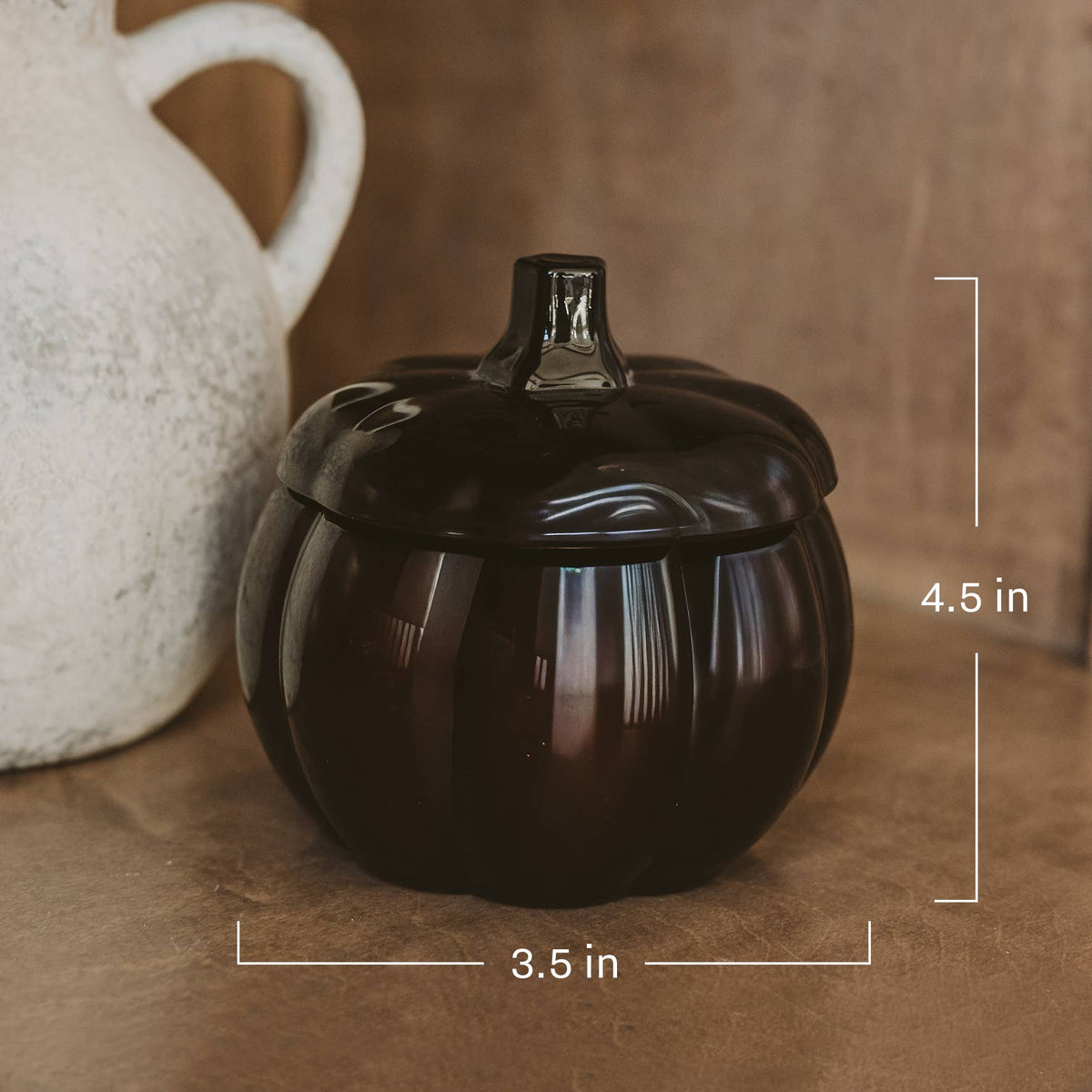 Sweet Water Decor - Hello Fall Soy Candle, 20 oz Pumpkin Jar - Fall Decor
