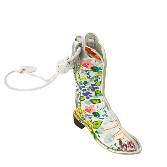 Boot Wildflower Bag Charm