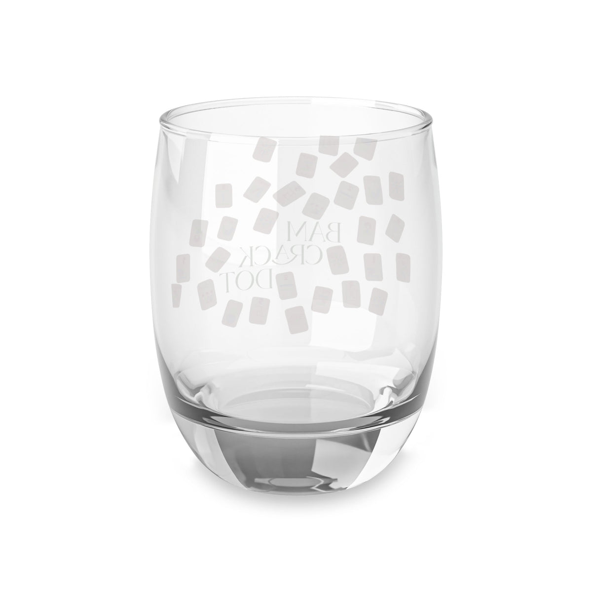 Mah Jong Wine Glass