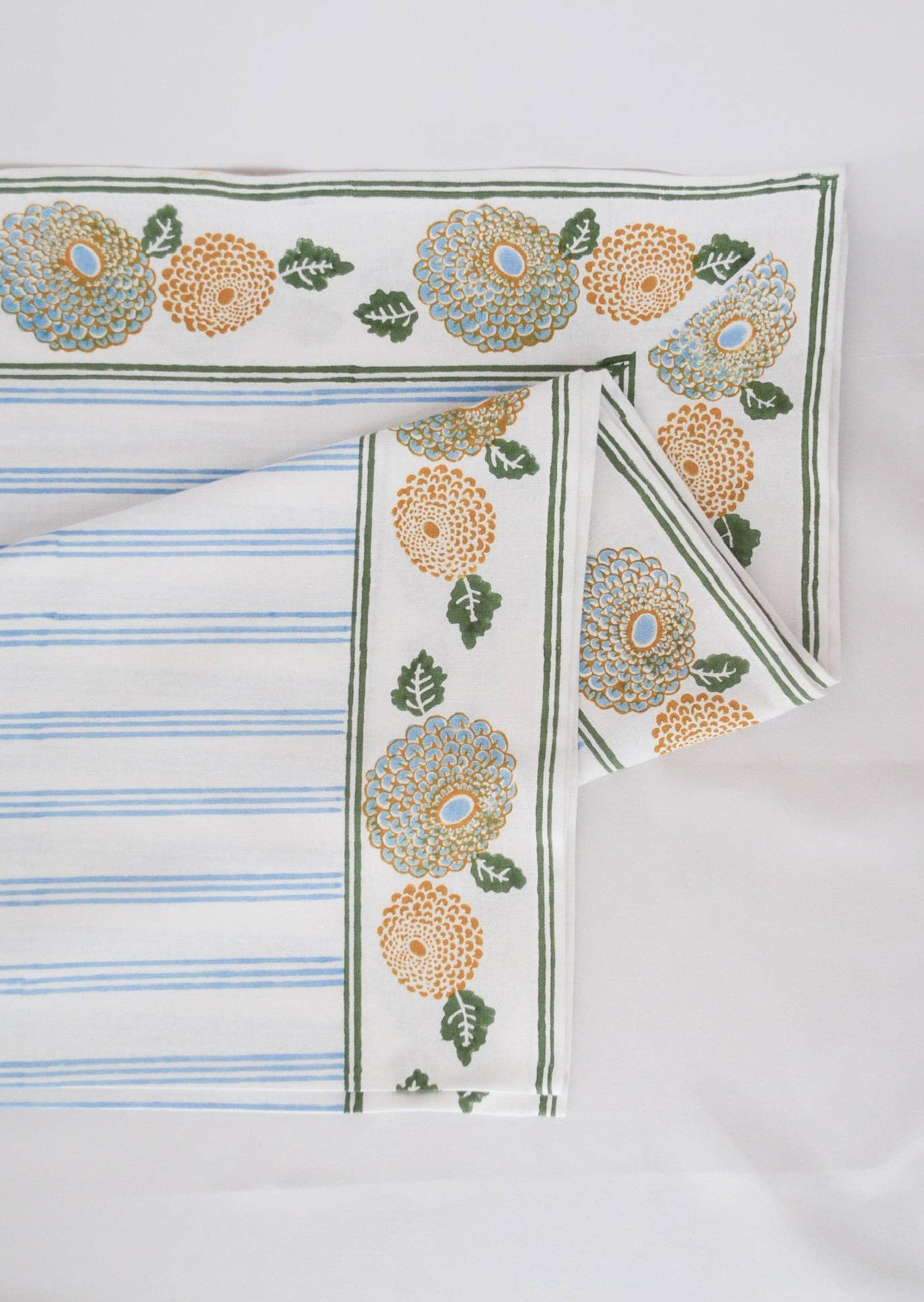 Table Throw - Marigold - Uniform Blue