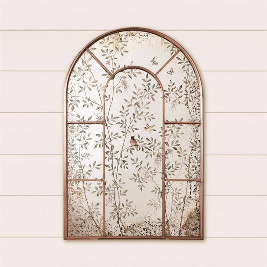 Arched Garden Window Mirror (PC) | Wall Decor