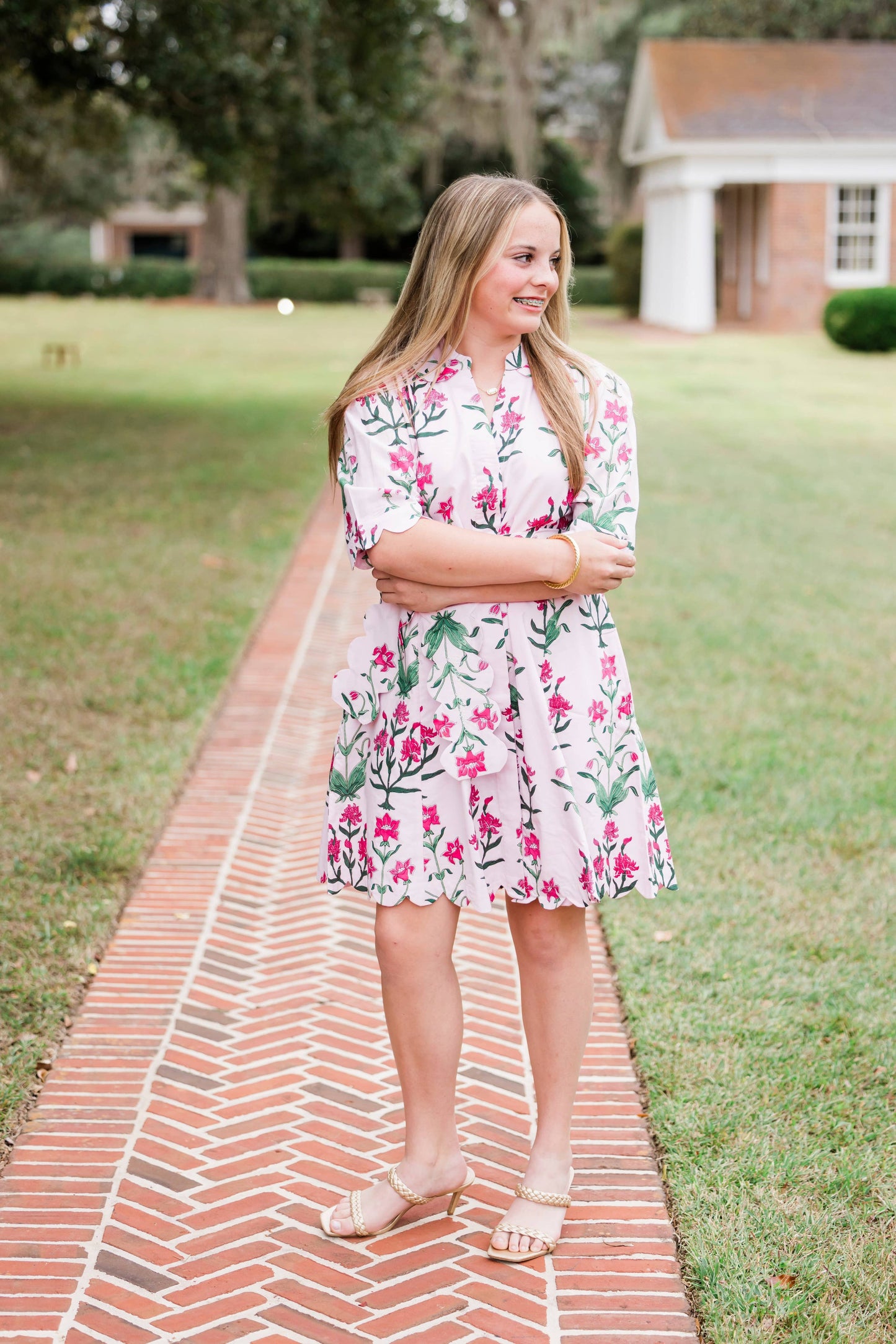 Resort Floral Mini Dress| Rose D' Iris Grace | READY TO SHIP