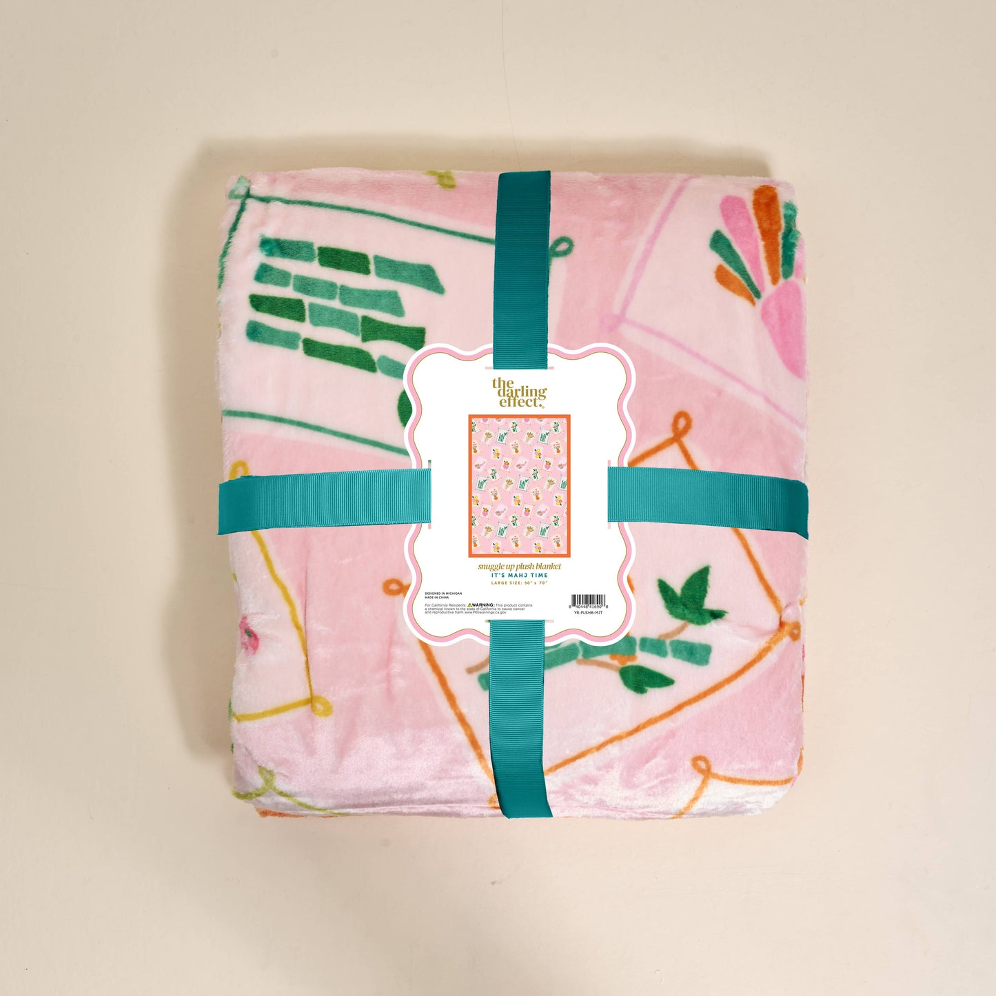 Snuggle Up Plush Blanket – It's Mahj Time