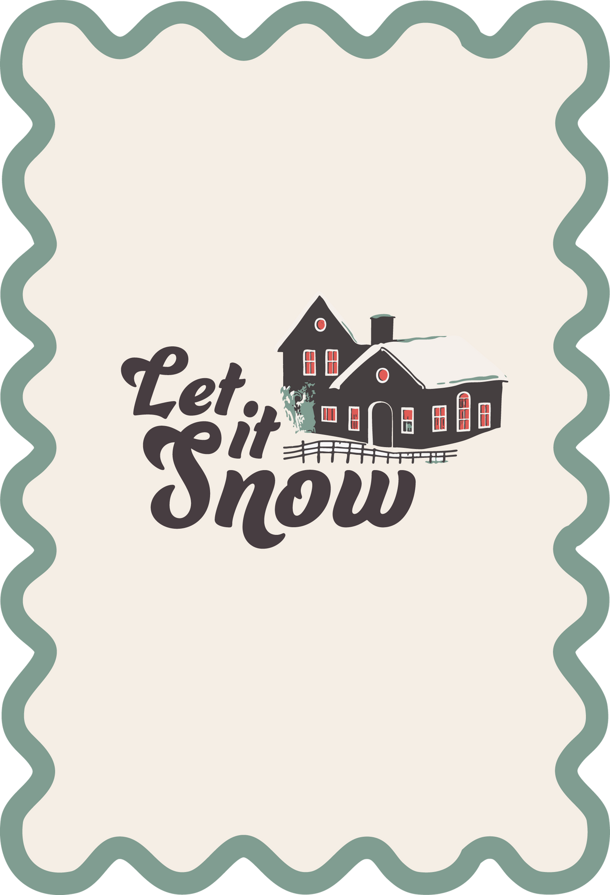 Girl Tribe Co - Let It Snow Mahjong Shufflers Set of 2