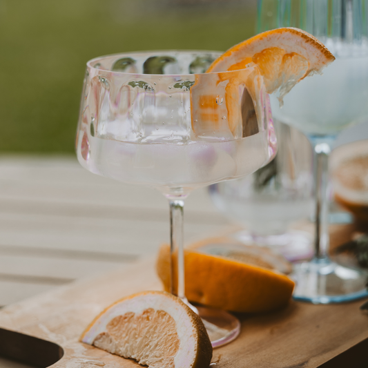 Sweet Water Decor - Outdoor Plastic Coupe Drinkware - Home Decor