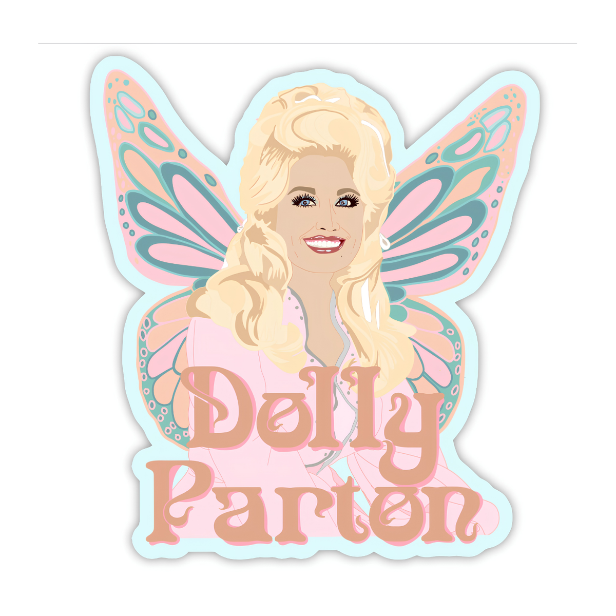 inviting affairs paperie - Dolly Parton Fairy Sticker | Limited Run Memorial Sticker