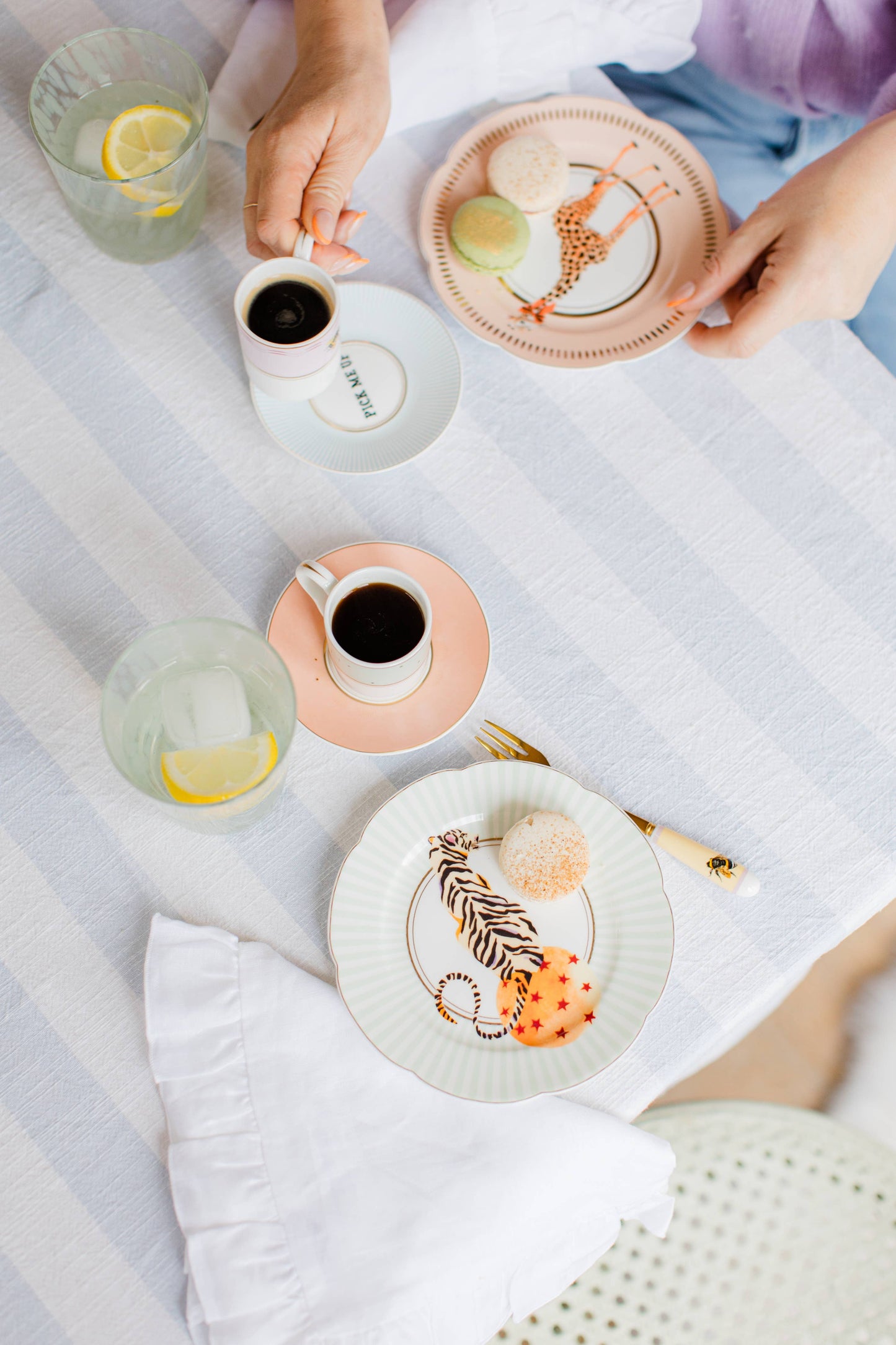 Yvonne Ellen Animal Tea Plates (set Of 4)