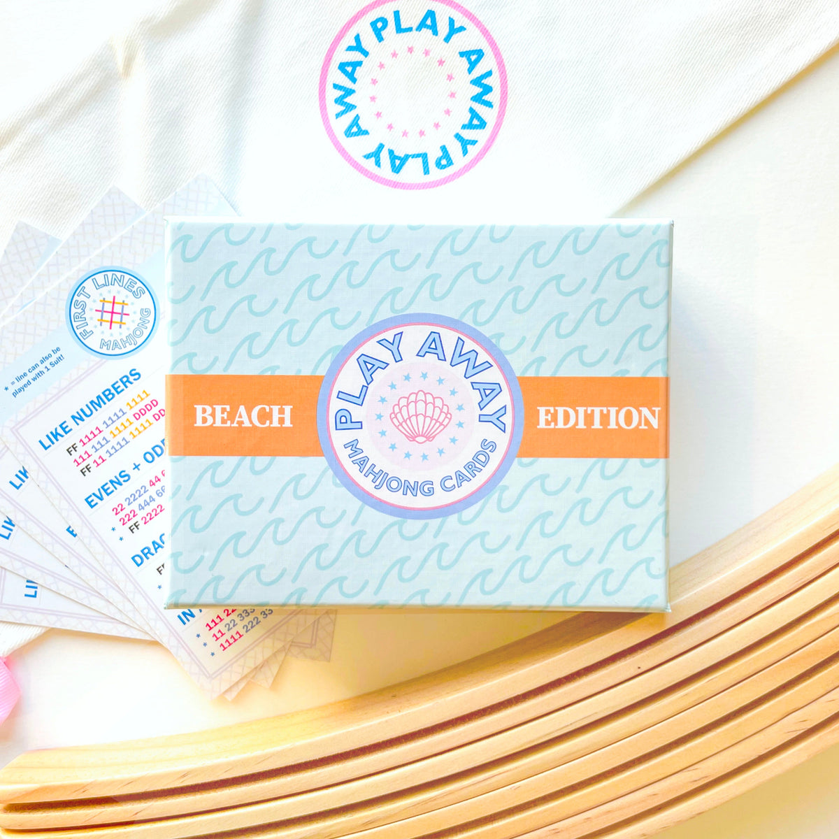 Play Away Mahjong Cards: Beach Edition