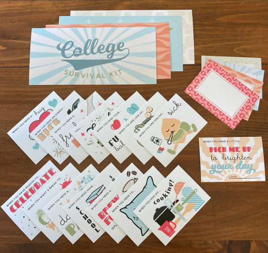 College Care Package Label Kit