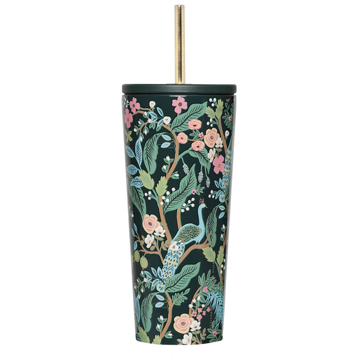 Cold Cup - 24oz Rifle Paper - Peacock Blue