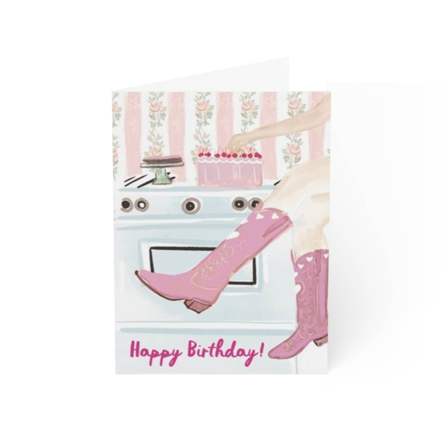 COWGIRL BIRTHDAY -Note Card 