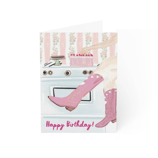 COWGIRL BIRTHDAY -Note Card 