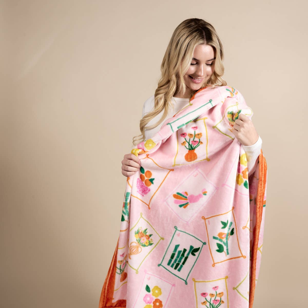 Snuggle Up Plush Blanket – It's Mahj Time