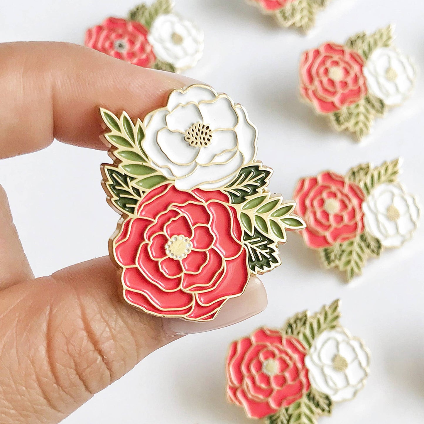 Irene Floral Cluster Lapel Pin | Mother's Day Gift