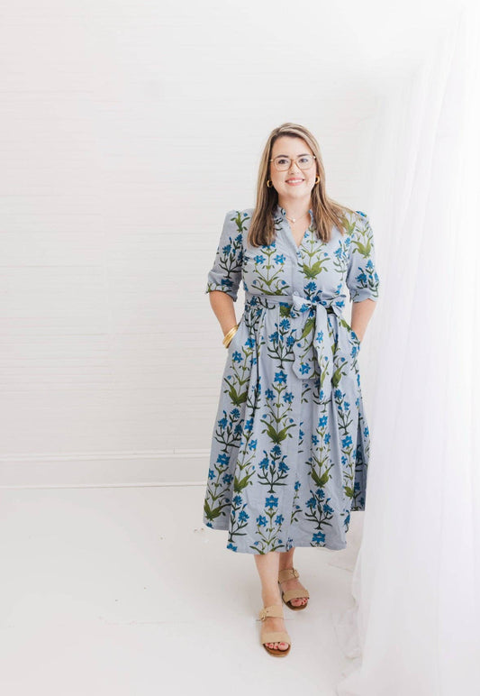 Iris Floral | Grace Maxi Dress