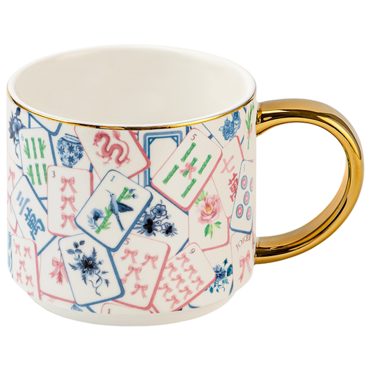 Sweet Water Decor - *NEW* Mahjong Tiles Coffee Mug - Decor & Gifts
