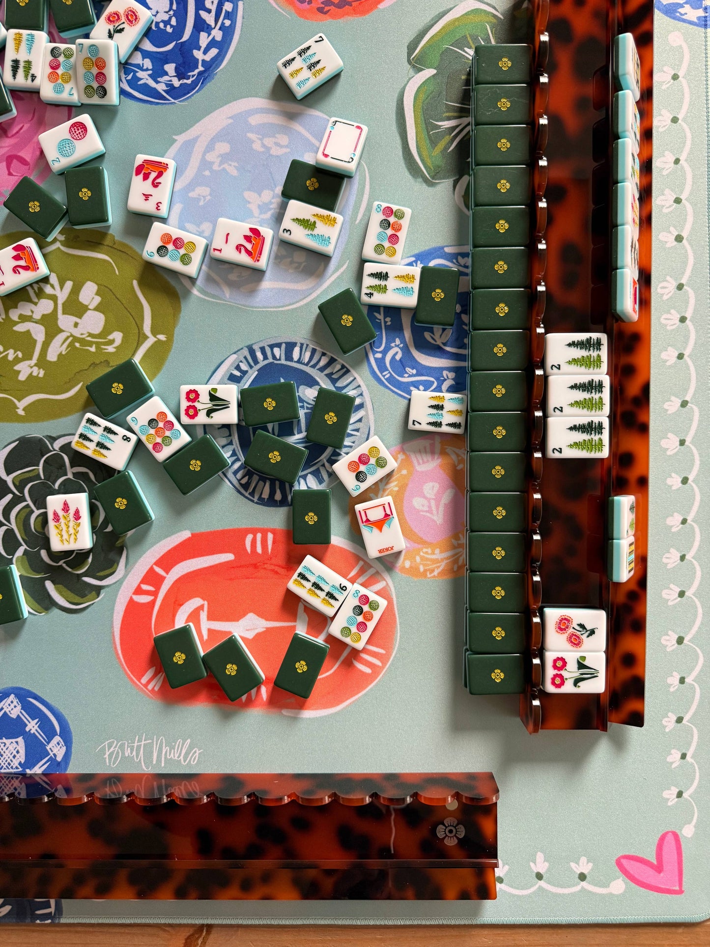 Britt Mills Neoprene Mahjong Mats
