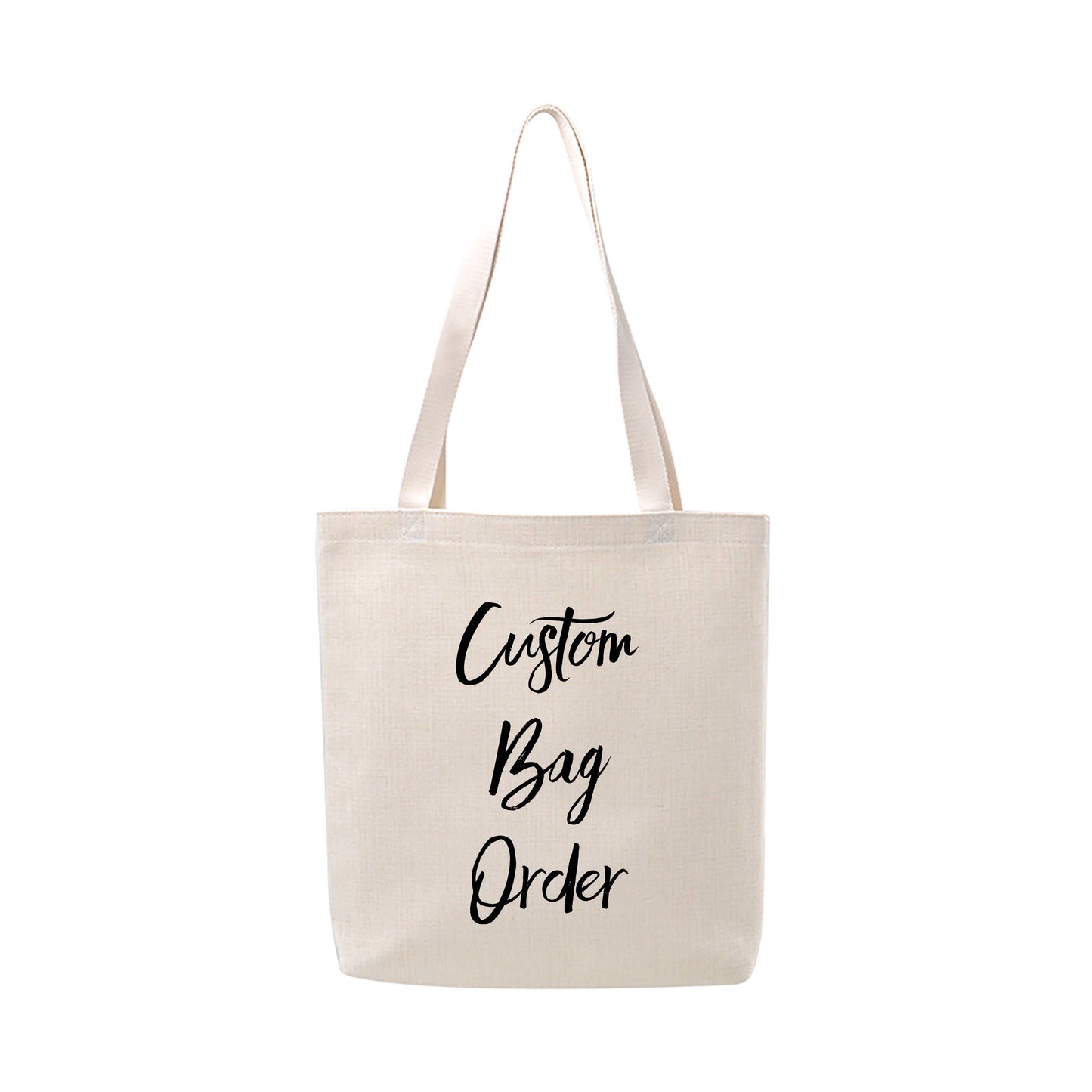 Custom Tote Bag Logo Store Name Design