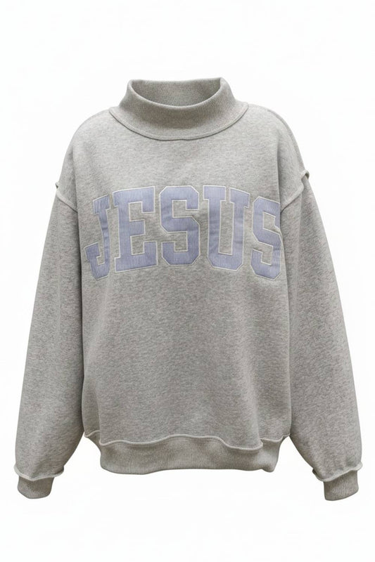 'JESUS' Patch Sweatshirt