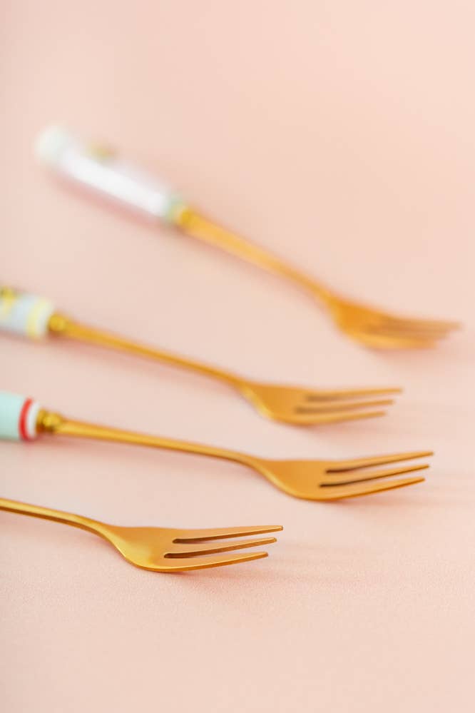 Yvonne Ellen Bees Cake Forks (Set of 4)