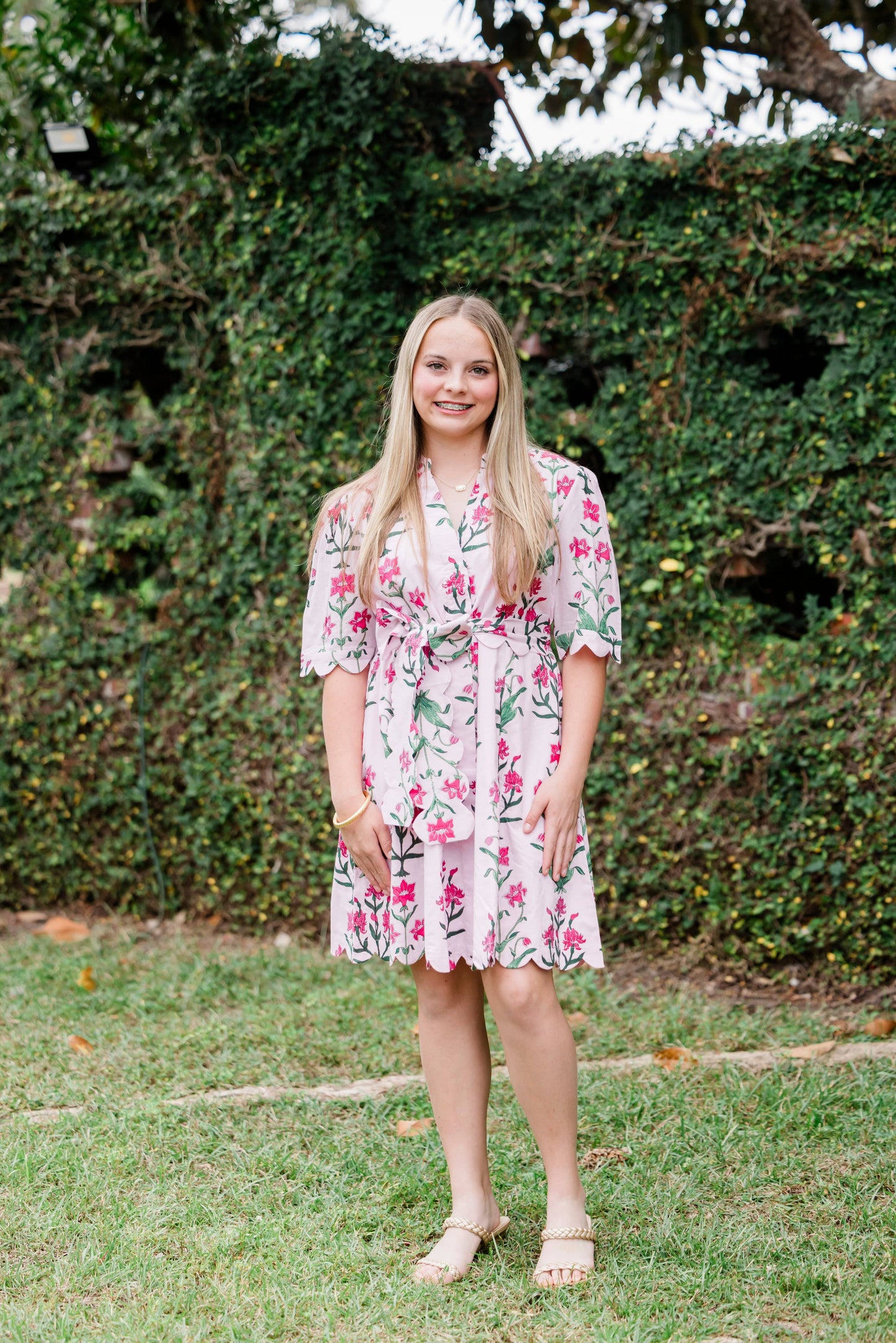 Resort Floral Mini Dress| Rose D' Iris Grace | READY TO SHIP