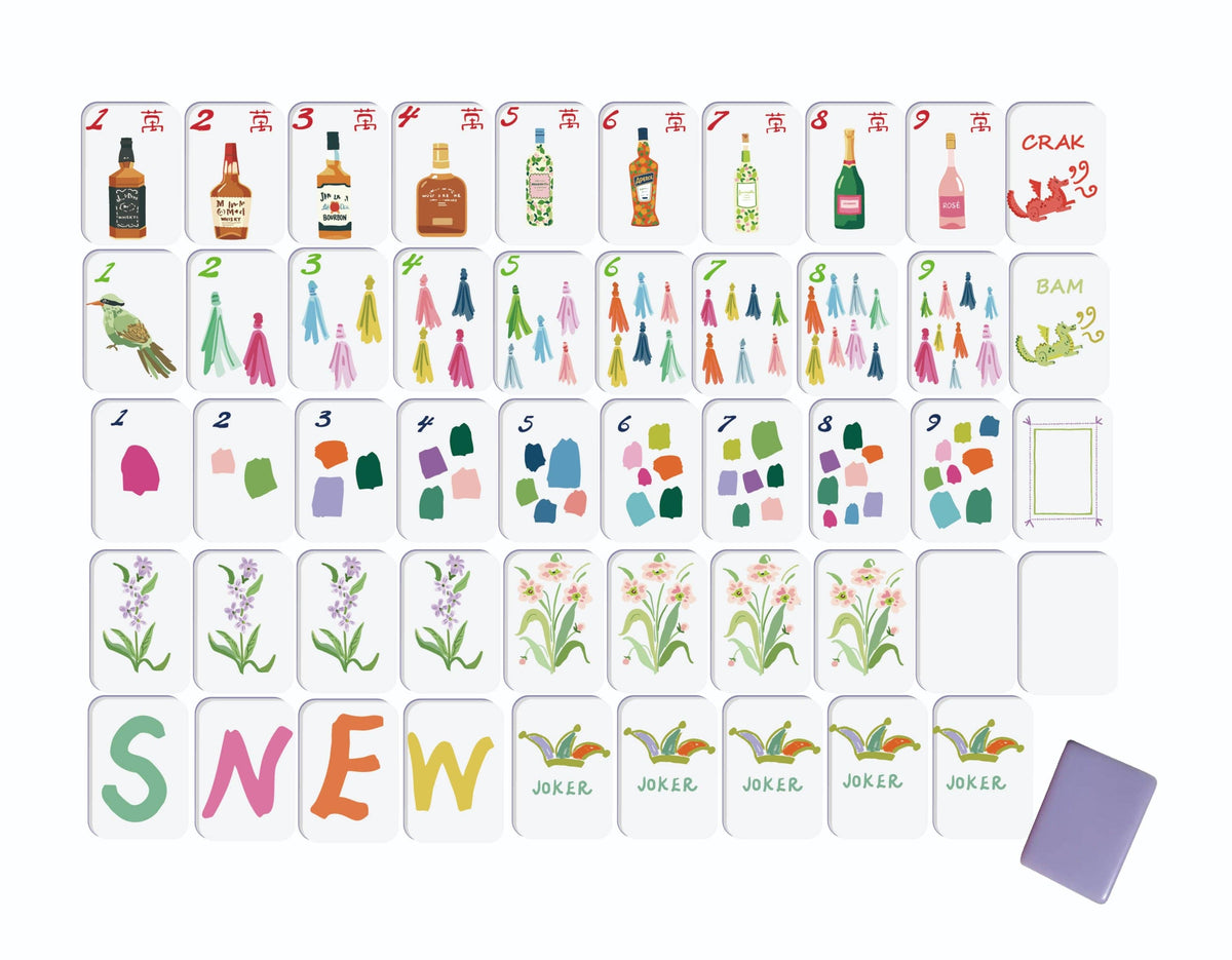 Cocktails Mahjong Kit