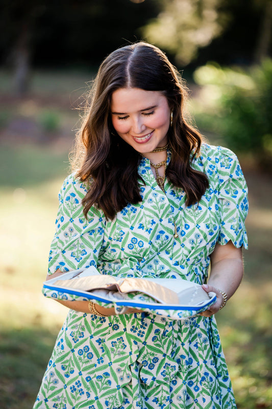 Resort Floral Maxi | Jardin Bleu Grace