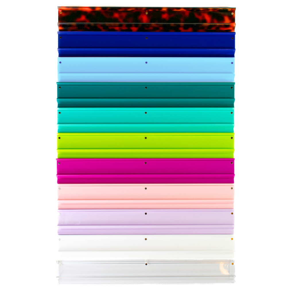 MFM MAHJONG RACKS | Premium Acrylic | 4 Racks + 4 Pushers