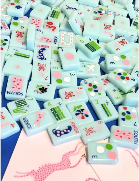 Bespoke Springtime Safari Tiles | Sky Blue