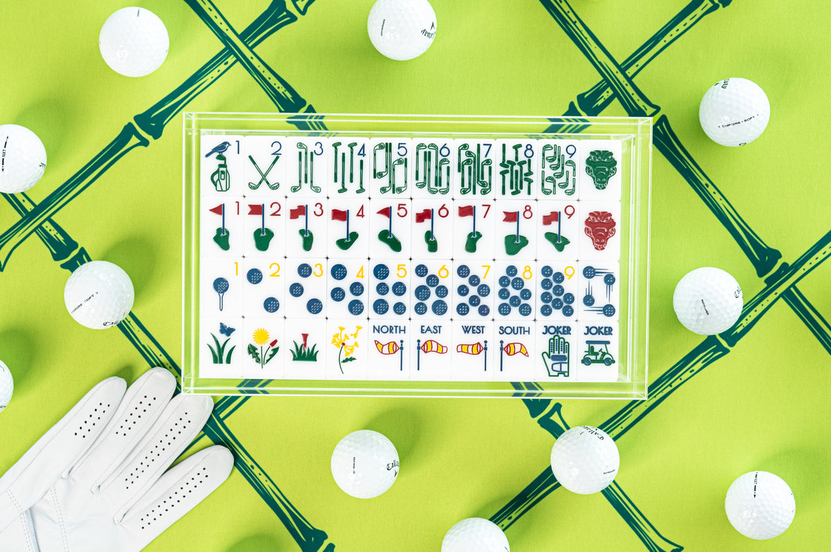 LUCITE MAHJONG TILE DISPLAY BOX